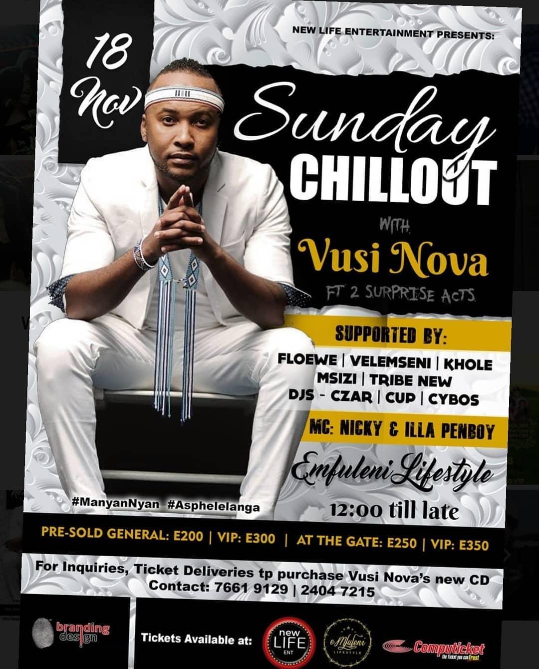 Sunday Cillout With Vusi Nova Pic